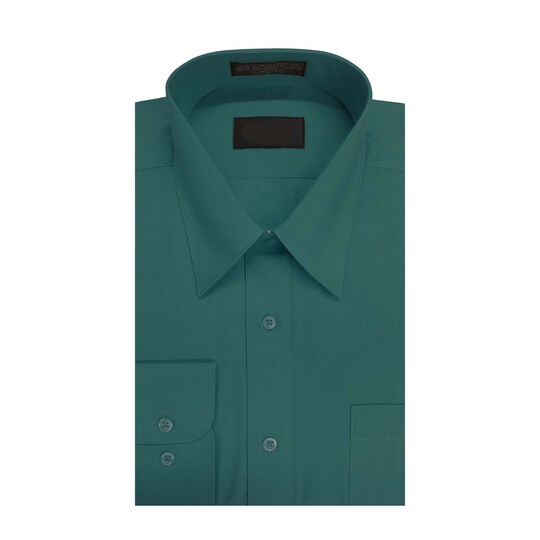 Men's Solid Teal Long Sleeve Dress Shirt, Size: XL, Color: Teal | Michaels Men's Solid Teal Long Sleeve Dress Shirt, Size: XL, Color: Teal | Michaels